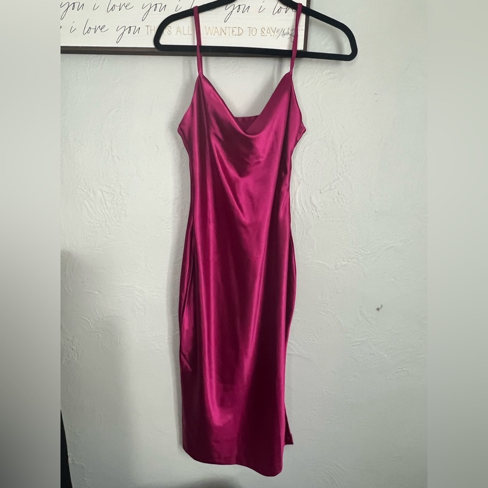 Silk Midi Dress